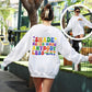 Shade Never Made Anybody Less Gay | Rainbow Front and Back Design T-Shirt | Pride Shirts | Swifties