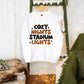 Cozy Nights, Stadium Lights Sweater - Perfect for Football Games